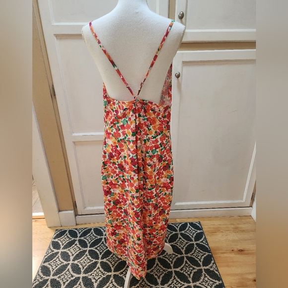 SHEIN Women's Floral Print Split Thigh Cami Dress 💐 NWOT - Picture 9 of 16